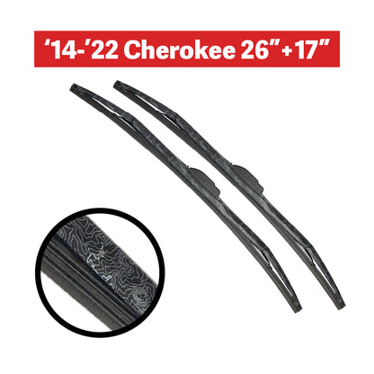 2014-2022 Jeep Cherokee - MT86 Topographic Wiper Blade Set