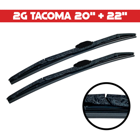 2005-2015 Toyota Tacoma - MT86 Topographic Wiper Blade Bundle Deal
