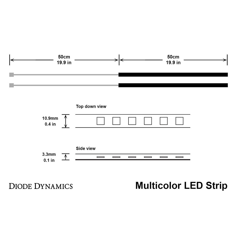 Diode Dynamics - RGBW Multi-Color Underglow LED Kit