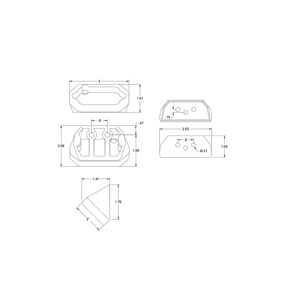 Roof Rack Rock Light Mount - Baja Designs Rock Light