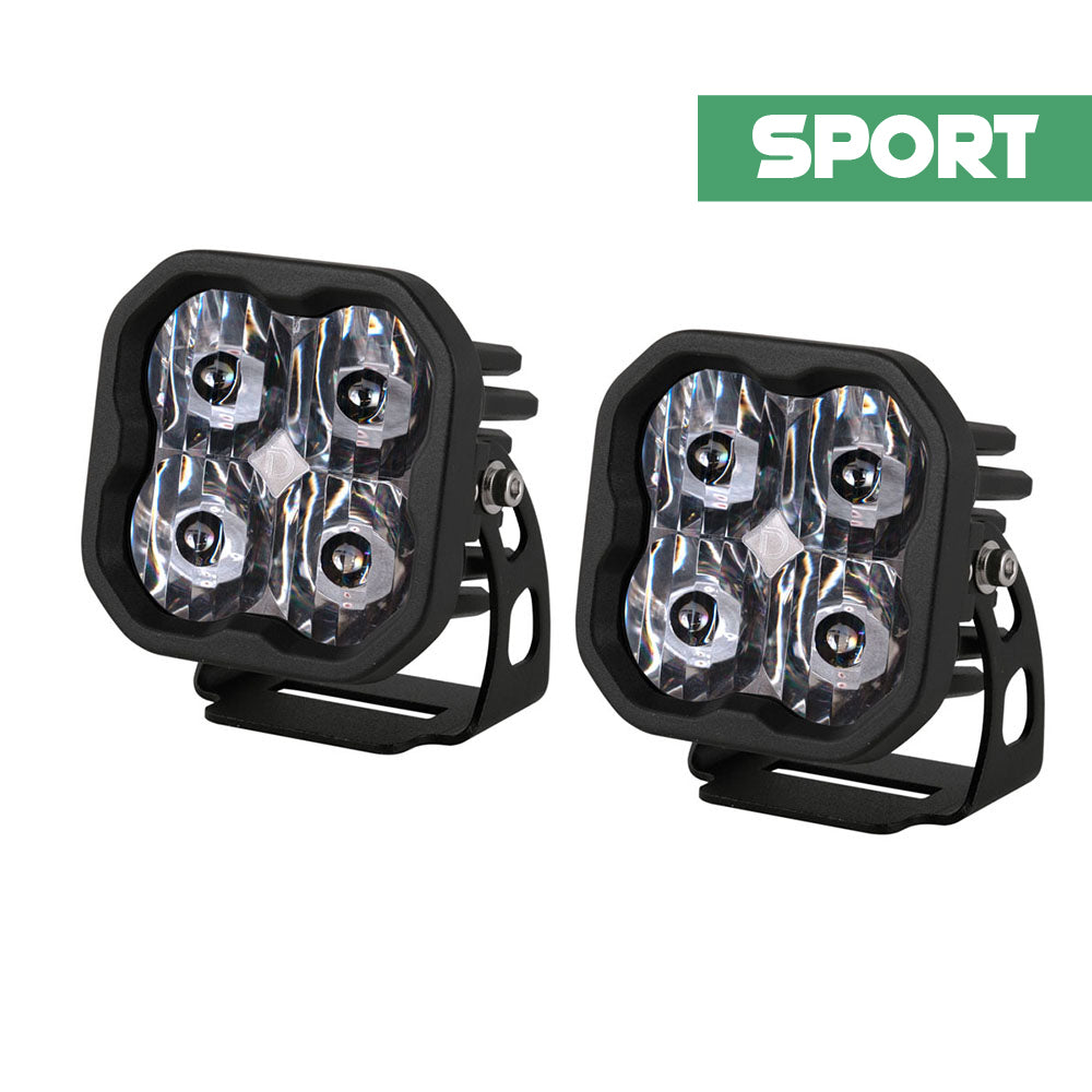 Stage Series 3" SAE/DOT Sport White LED Pod (Pair)