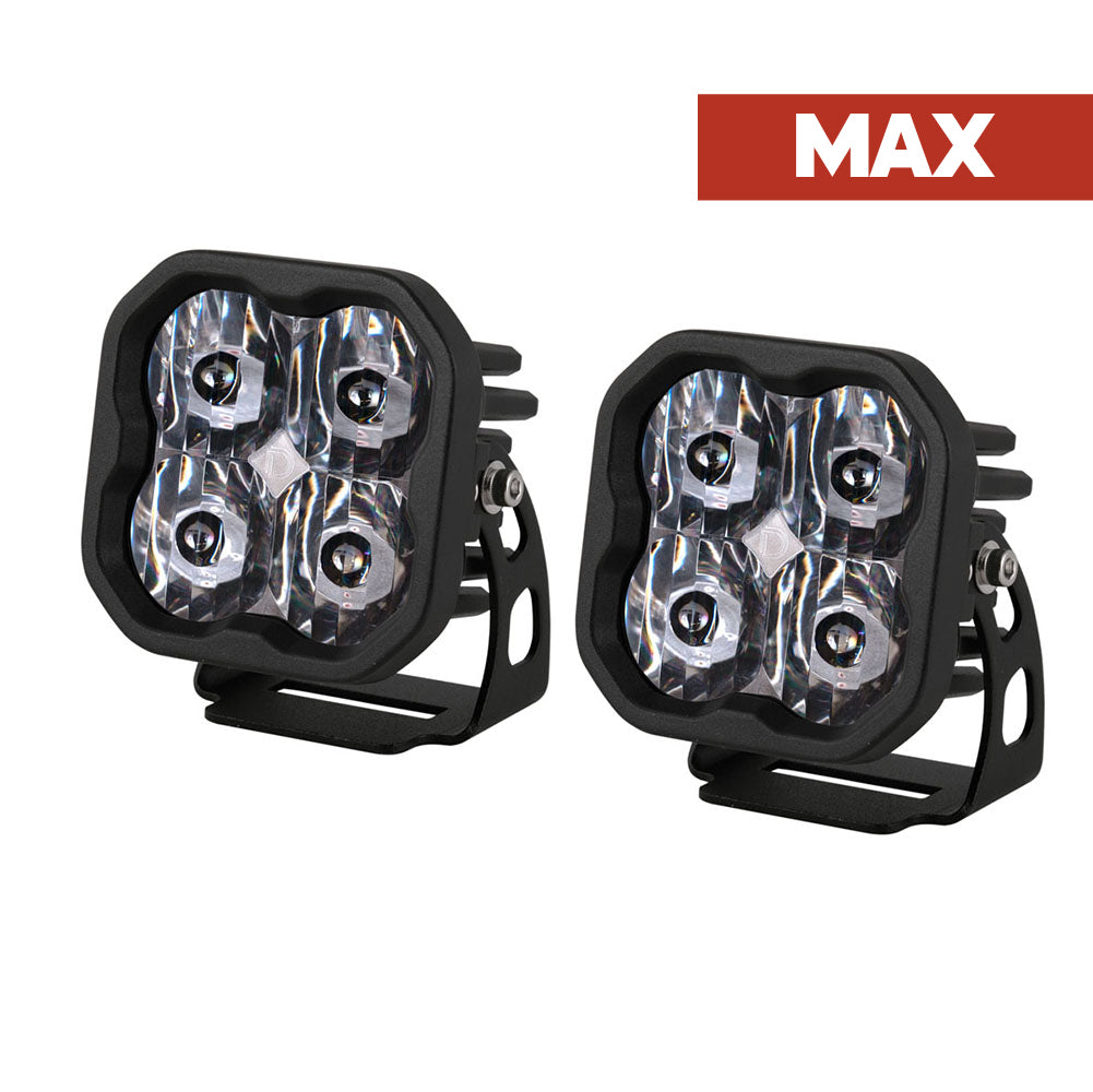 Stage Series 3" SAE/DOT Max White LED Pod (Pair)