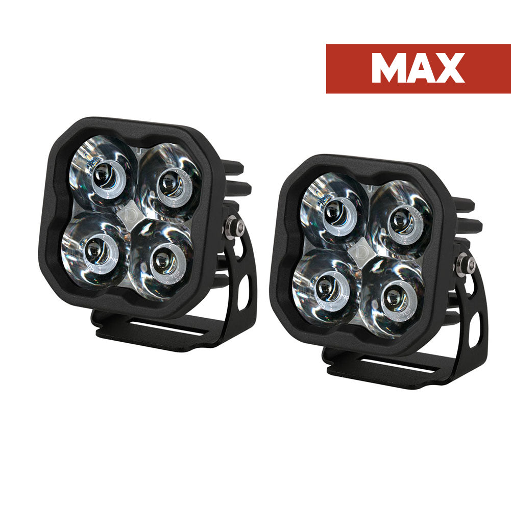 Stage Series 3" SAE/DOT Max White LED Pod (Pair)