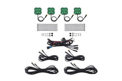 Diode Dynamics Stage Series Single-Color LED Rock Light (4-Pack)